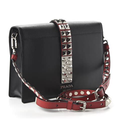 prada 2017 elektra studded bag|Prada Elektra Studded Leather Shoulder Bag.